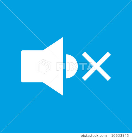 No sound white icon 16633545