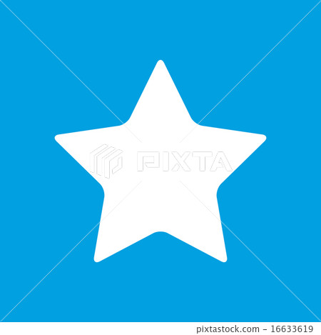 Star white icon 16633619