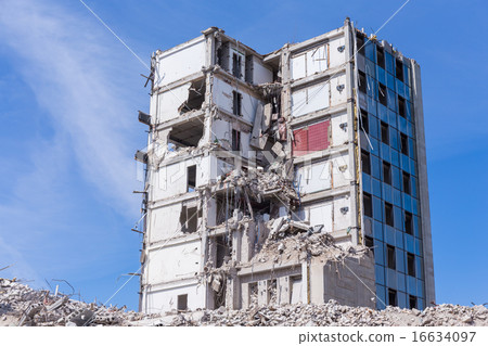 Demolished house before reconstruction Demolished house before reconstruction 16634097