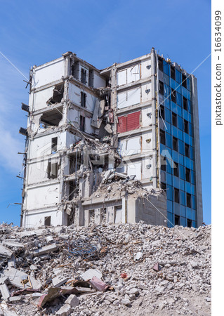 Demolished house before reconstruction Demolished house before reconstruction 16634099