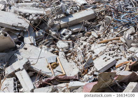 Demolished house before reconstruction Demolished house before reconstruction 16634100