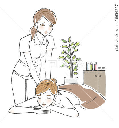 Woman in illustration Woman in illustration 16634237