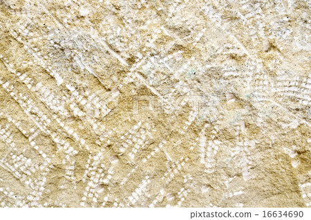 Sandstone with traces of chisels Sandstone with traces of chisels 16634690