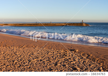 Beach and Pier in Estoril 16634763