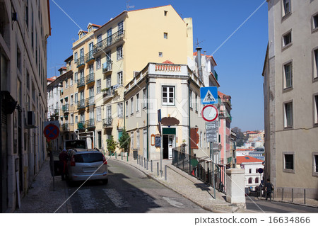 Houses in the Bairro Alto District of Lisbon Houses in the Bairro Alto District of Lisbon 16634866