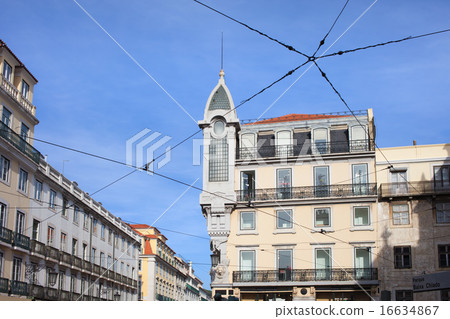 Buildings in the Chiado Neighbourhood of Lisbon Buildings in the Chiado Neighbourhood of Lisbon 16634867