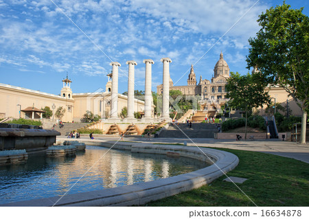 City of Barcelona Picturesque Scenery 16634878