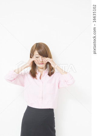 哭泣的女商人 16635102