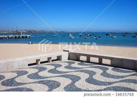 Cascais Promenade and Bay in Portugal 16635788