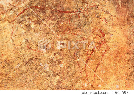 Rock painting 16635983