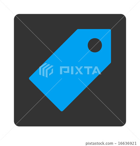 Tag flat blue and gray colors rounded button - Stock Illustration ...