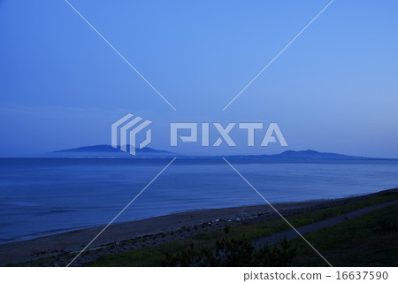 在早晨薄霧的Oga半島 16637590