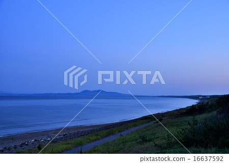 在早晨薄霧的Oga半島 16637592