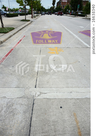 休斯敦，收費公路的標誌 16638340