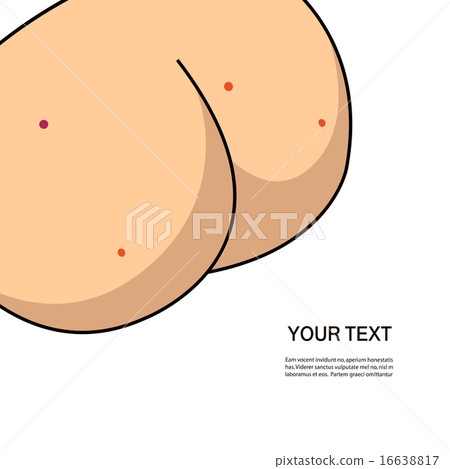 Vector illustration of funny talking assholes eps Vector illustration of funny talking assholes eps 16638817