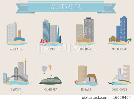 City symbol. Australia 16639404
