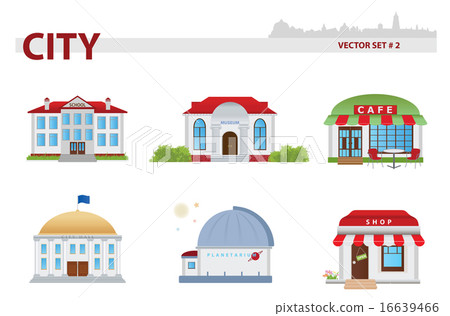 Public building. Set 2. 16639466