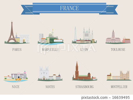 City symbol. France City symbol. France 16639495