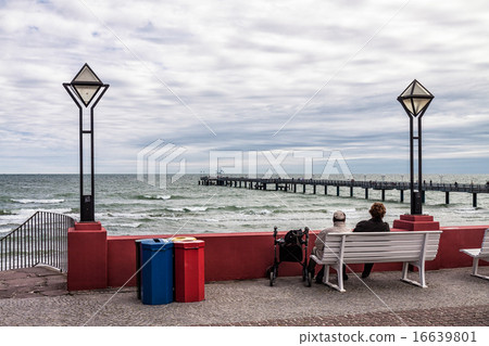 View to the pier in Binz 16639801