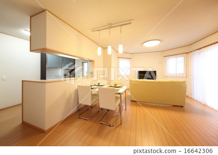 House living room dining kitchen House living room dining kitchen 16642306