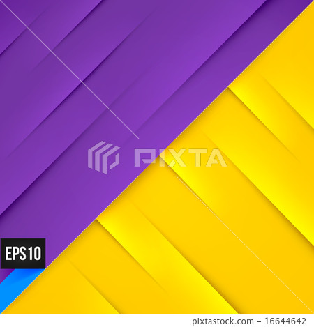 Abstract violet and yellow background with shadows 16644642