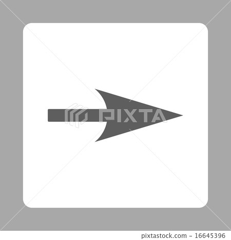 Arrow Axis X flat dark gray and white colors... - Stock Illustration ...