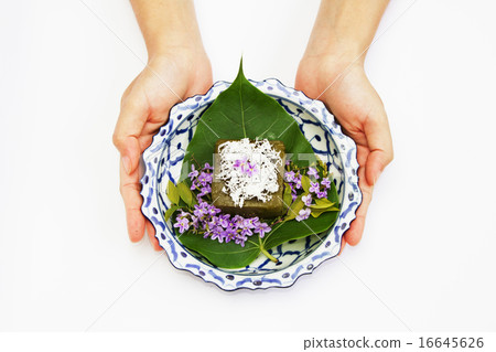 black coconut sweet pudding , thai dessert black coconut sweet pudding , thai dessert 16645626