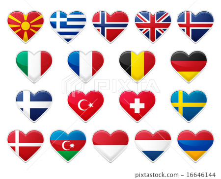 Set of European Flags 16646144