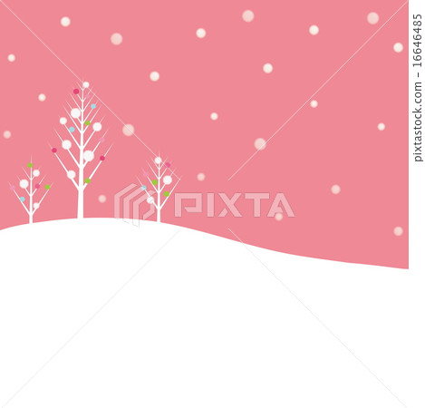 Snow landscape 16646485