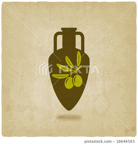 amphora with olive oil 16646563