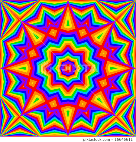 kaleidoscope bright rainbow background 16646611
