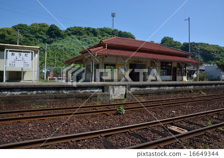 Local line of Kyushu Delta Railway Station Local line of Kyushu Delta Railway Station 16649344