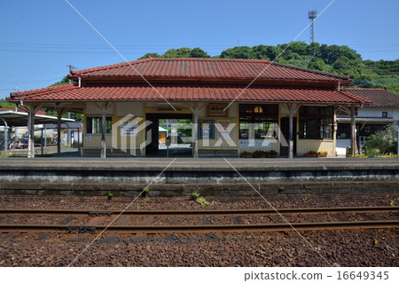 Local line of Kyushu Delta Railway Station Local line of Kyushu Delta Railway Station 16649345