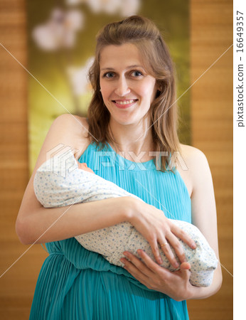 Happy Mother with Newborn Happy Mother with Newborn 16649357