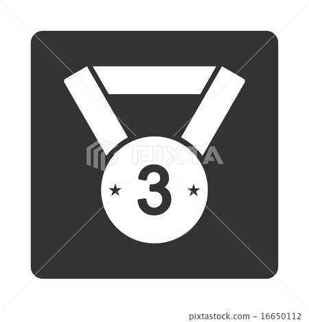 Third medal icon from Award Buttons OverColor Set Third medal icon from Award Buttons OverColor Set 16650112