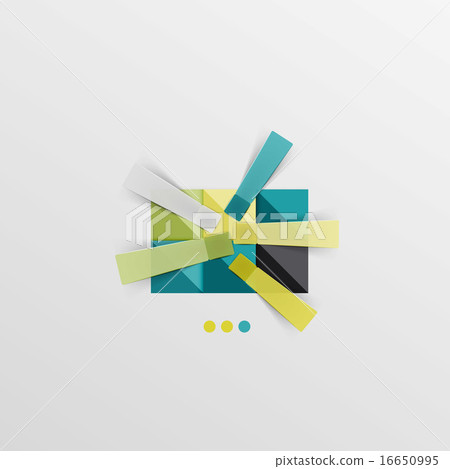 Modern abstract geometric info banner 16650995