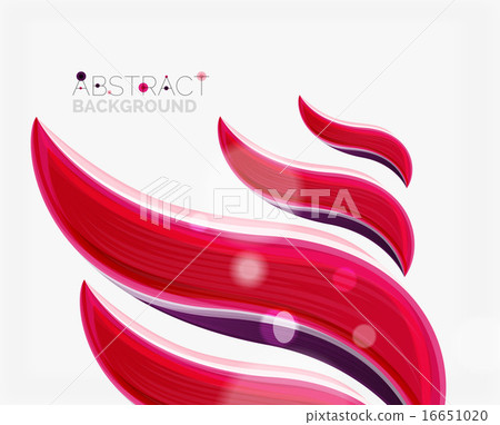 Abstract realistic solid wave background 16651020