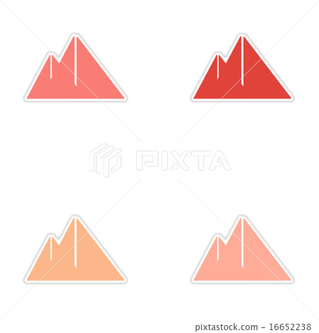 assembly realistic sticker design on paper pyramids Egypt assembly realistic sticker design on paper pyramids Egypt 16652238