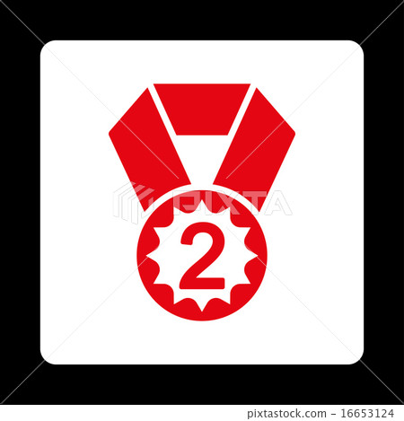 Second place icon from Award Buttons OverColor Set 16653124