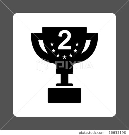 Second prize icon from Award Buttons OverColor Set Second prize icon from Award Buttons OverColor Set 16653198