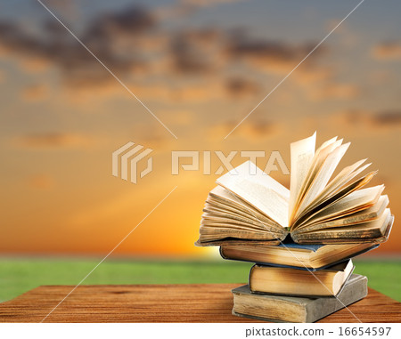 Pile of old books Pile of old books 16654597
