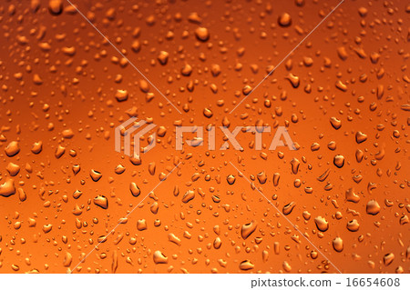 Cold rain drops on window Cold rain drops on window 16654608