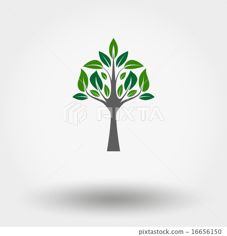 Tree icon.-插圖素材 [16656150] - PIXTA圖庫