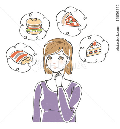 Funny food and female illustration 2 Funny food and female illustration 2 16656332