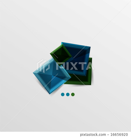 Modern abstract geometric info banner 16656920