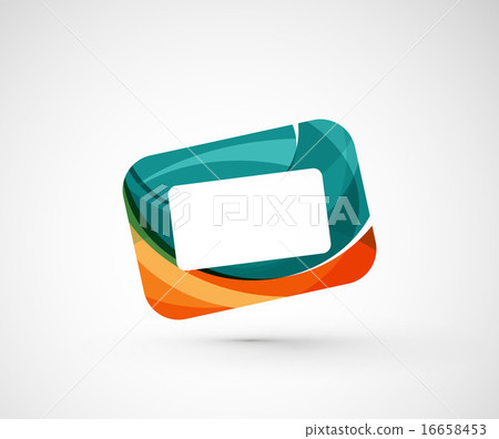 Abstract geometric company logo frame, screen Abstract geometric company logo frame, screen 16658453