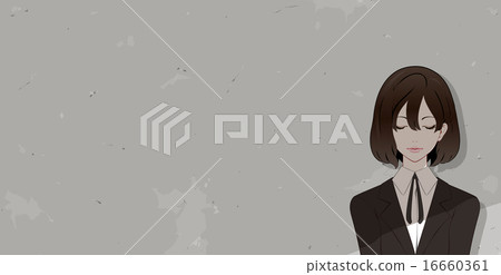 女性嚴重背景閉上眼睛 16660361