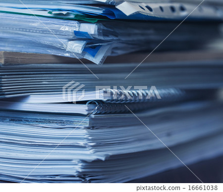 Accounting and taxes. Large pile of magazine Accounting and taxes. Large pile of magazine 16661038