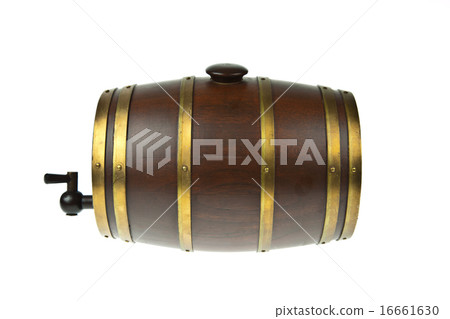 Beer barrel isolated on white background Beer barrel isolated on white background 16661630