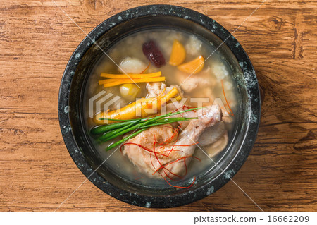  春日韓國料理samgyetang雞人參湯韓國 16662209